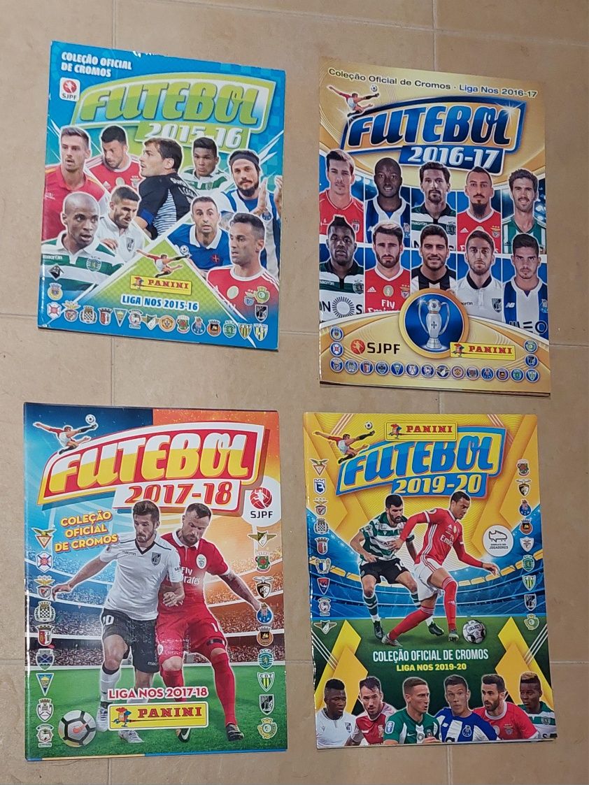 Cadernetas de Cromos Vazias | Europeu, Mundial, Liga Portuguesa, etc