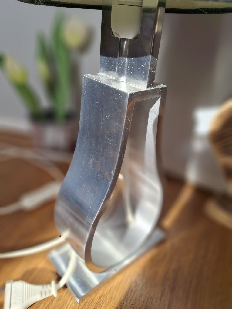 Lampa nocna,stołowa,czarna,metalowa