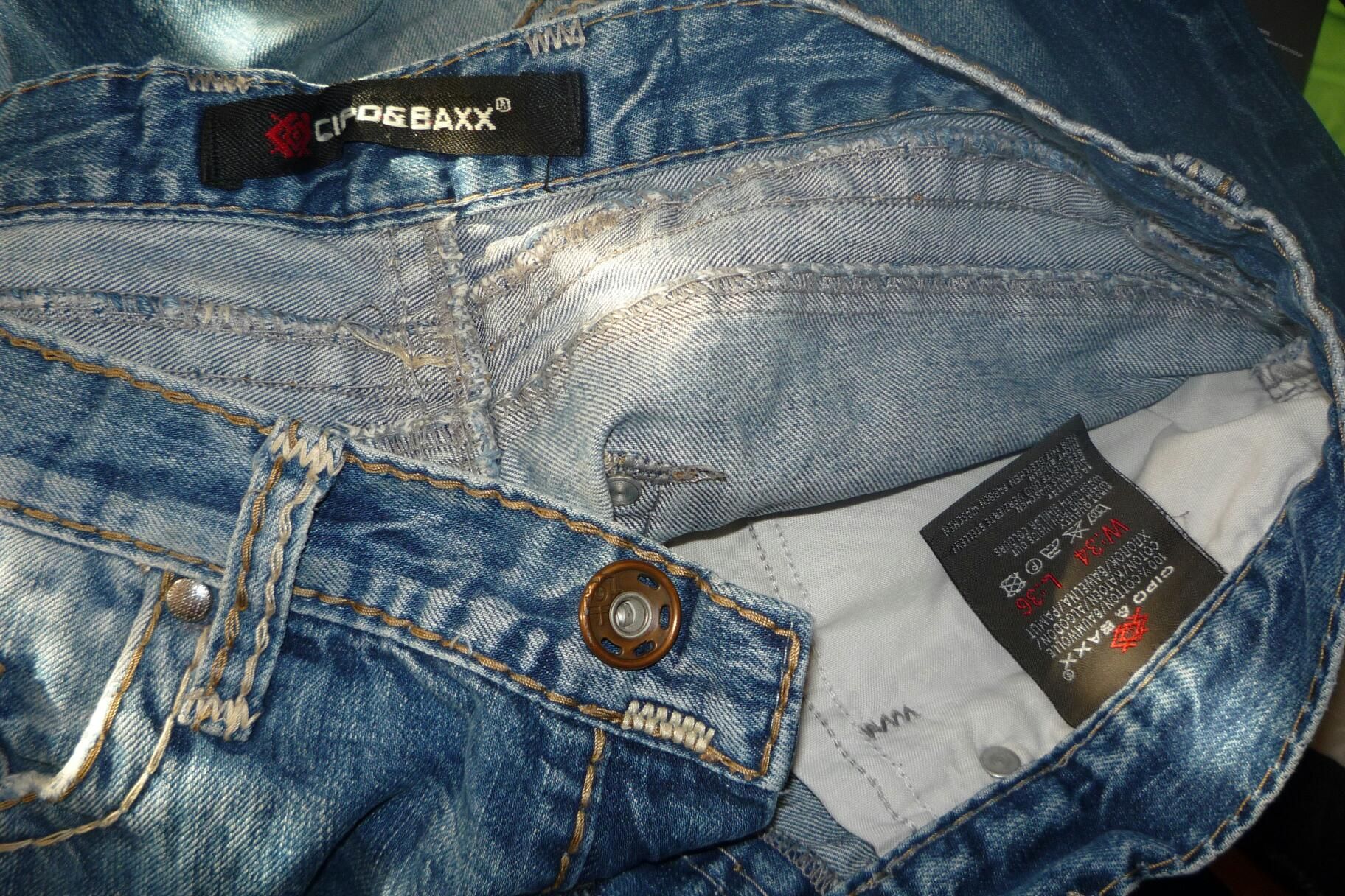 Spodnie męskie jeans roz L, XL* Cipo & Baxx