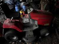 Kosiarka traktorek Gardenstar 19KM Briggs z koszem uszkodzony