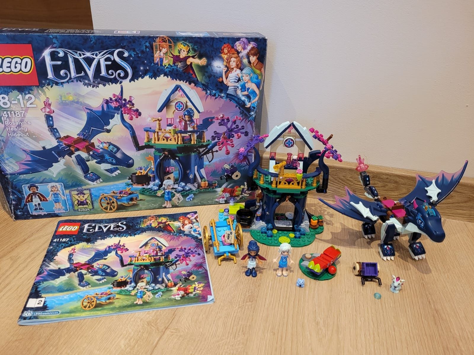 Lego elves lecznica Rosalyn 41187 plus pudełko