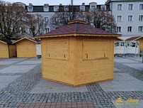 Domek handlowy 6 4M drewniany kiosk sklepik producent C1