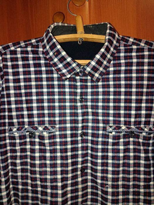 Тепла байкова сорочка 52. р