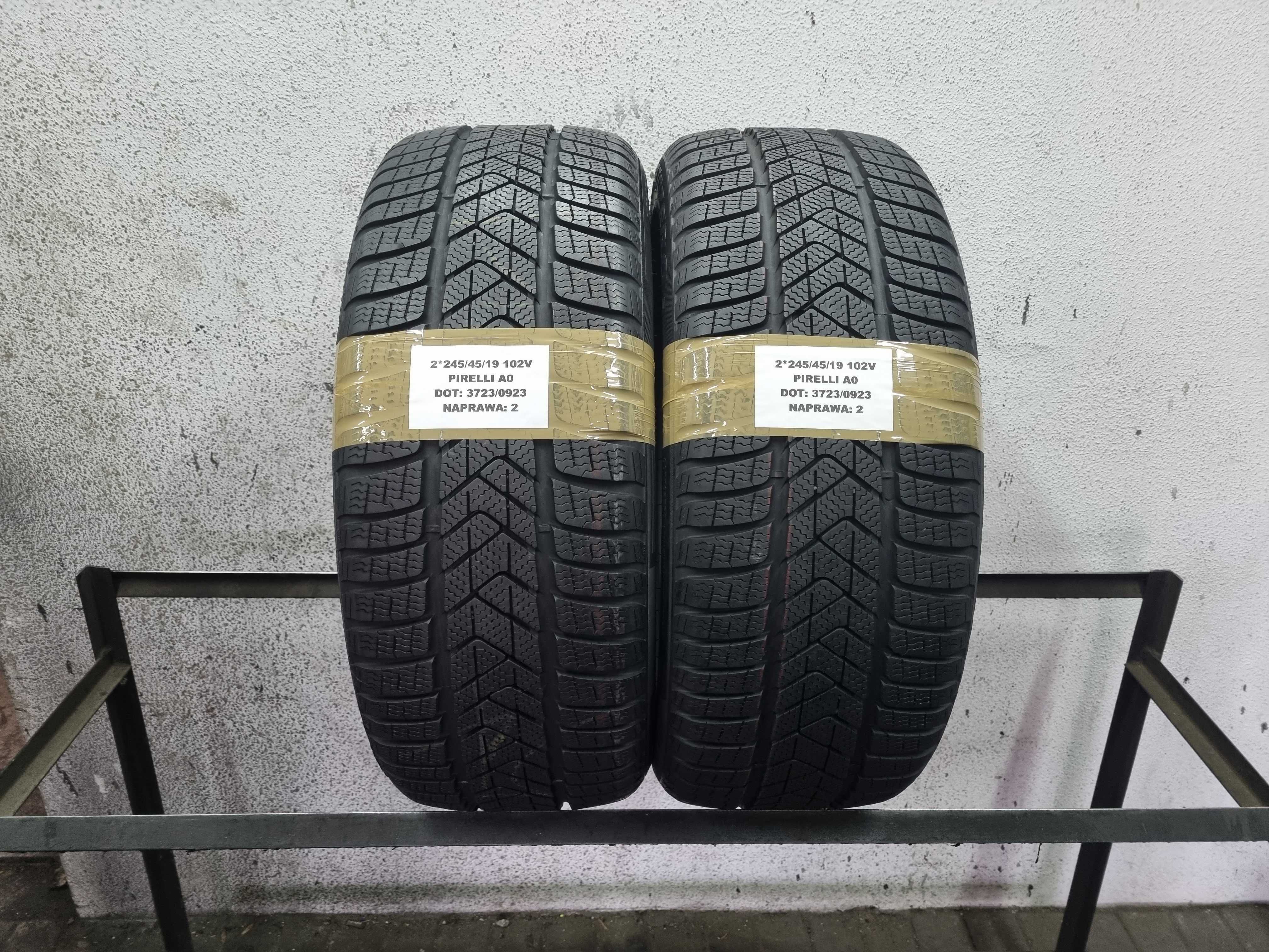 245/45/19 102V Pirelli Winter Sotto Zero 3 AO PARA MONTAŻ WYSYŁKA