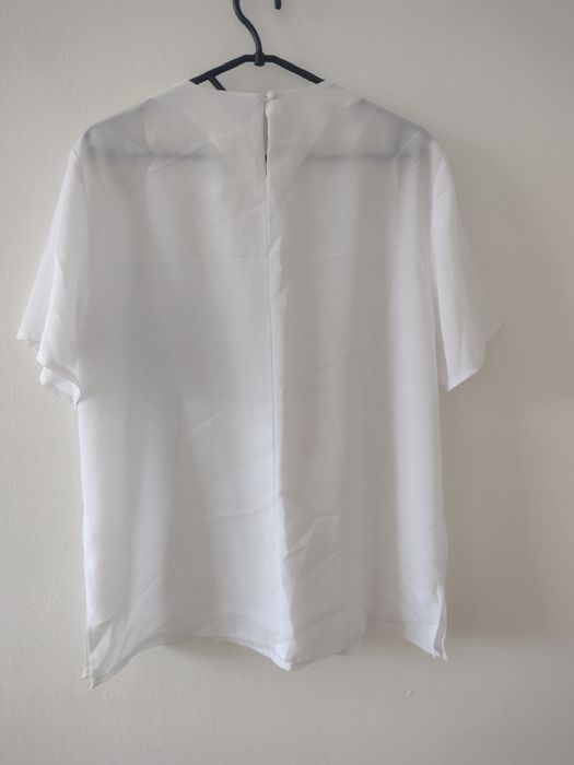 Biała bluzka koszula m 38 oversize lub 44 xxl