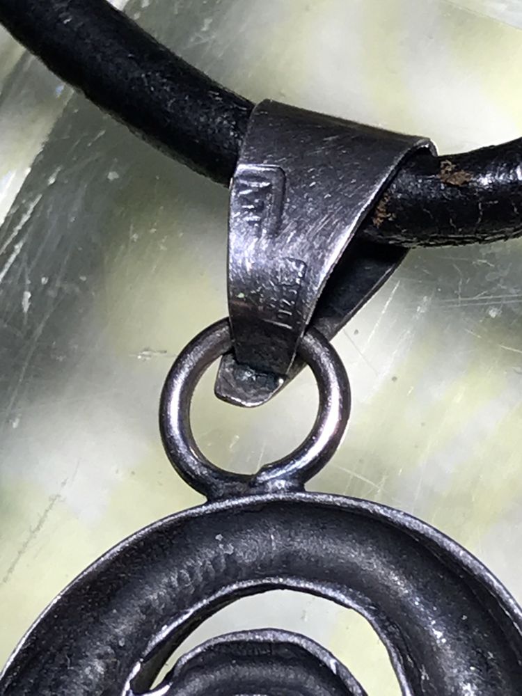 Naszyjnik srebro 925 Vintage sygnowany stylowy wyjątkowy