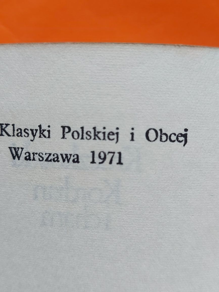 Książka KORDIAN i CHAM 1971 rok