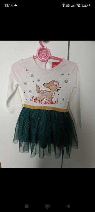 Sukienka świąteczna 80