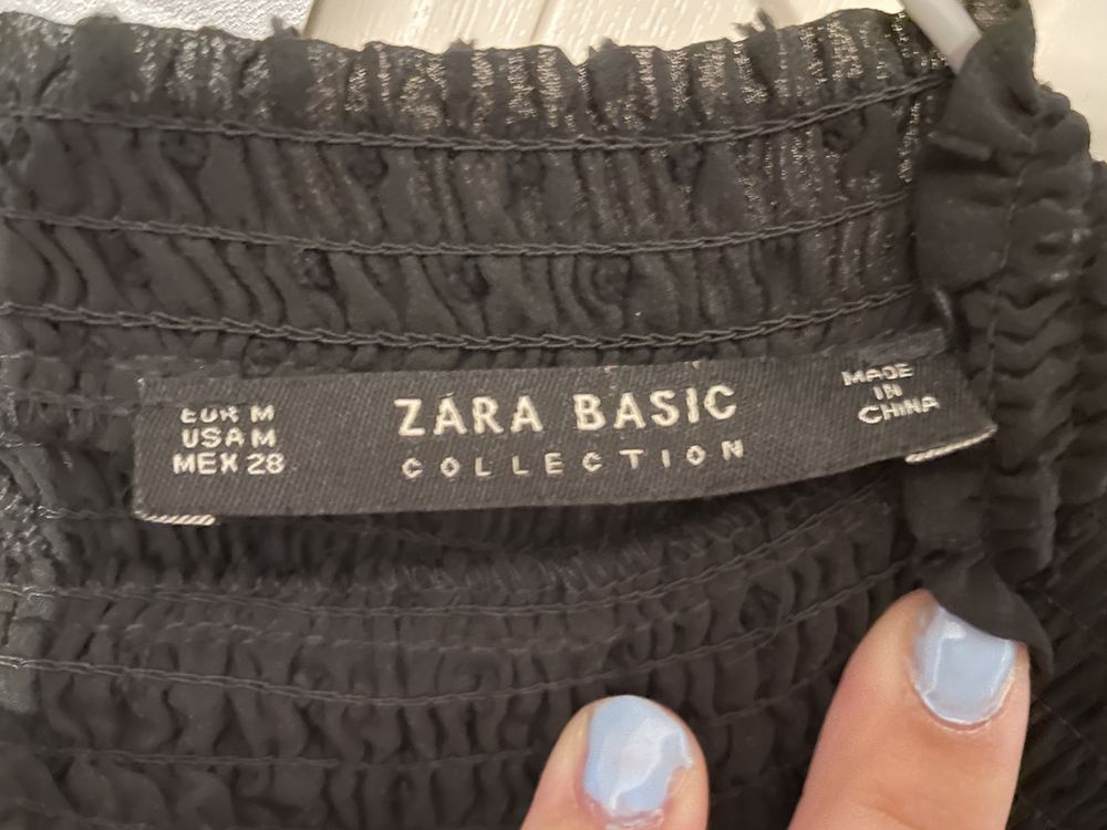 Czarna Tunika Zara