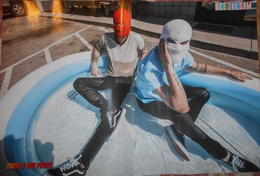 Плaкaти,постери группа Twenty one pilots 21 пилот