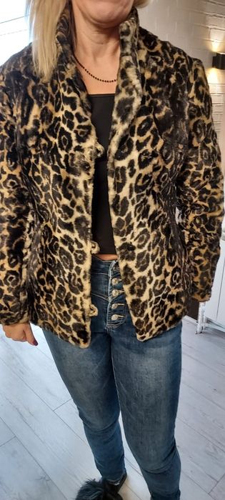 Futerko damskie kurtka panterka