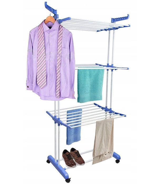 Suszarka balkonowa na bieliznę pranie ogrodowa wolnostojąca pionowa XX