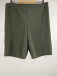 Krótkie getry kolarki legginsy tłoczone zielone khaki Boohoo 44 46 3XL