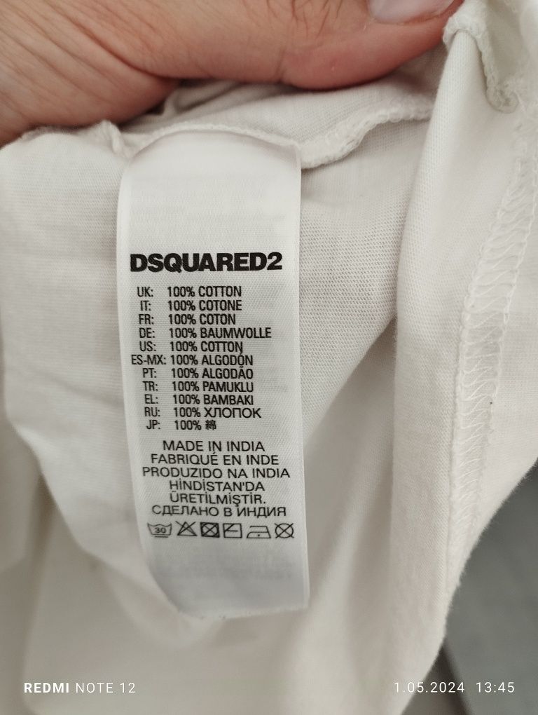 T-shirt dziecięcy wiosenny modowy dsquared2 premium