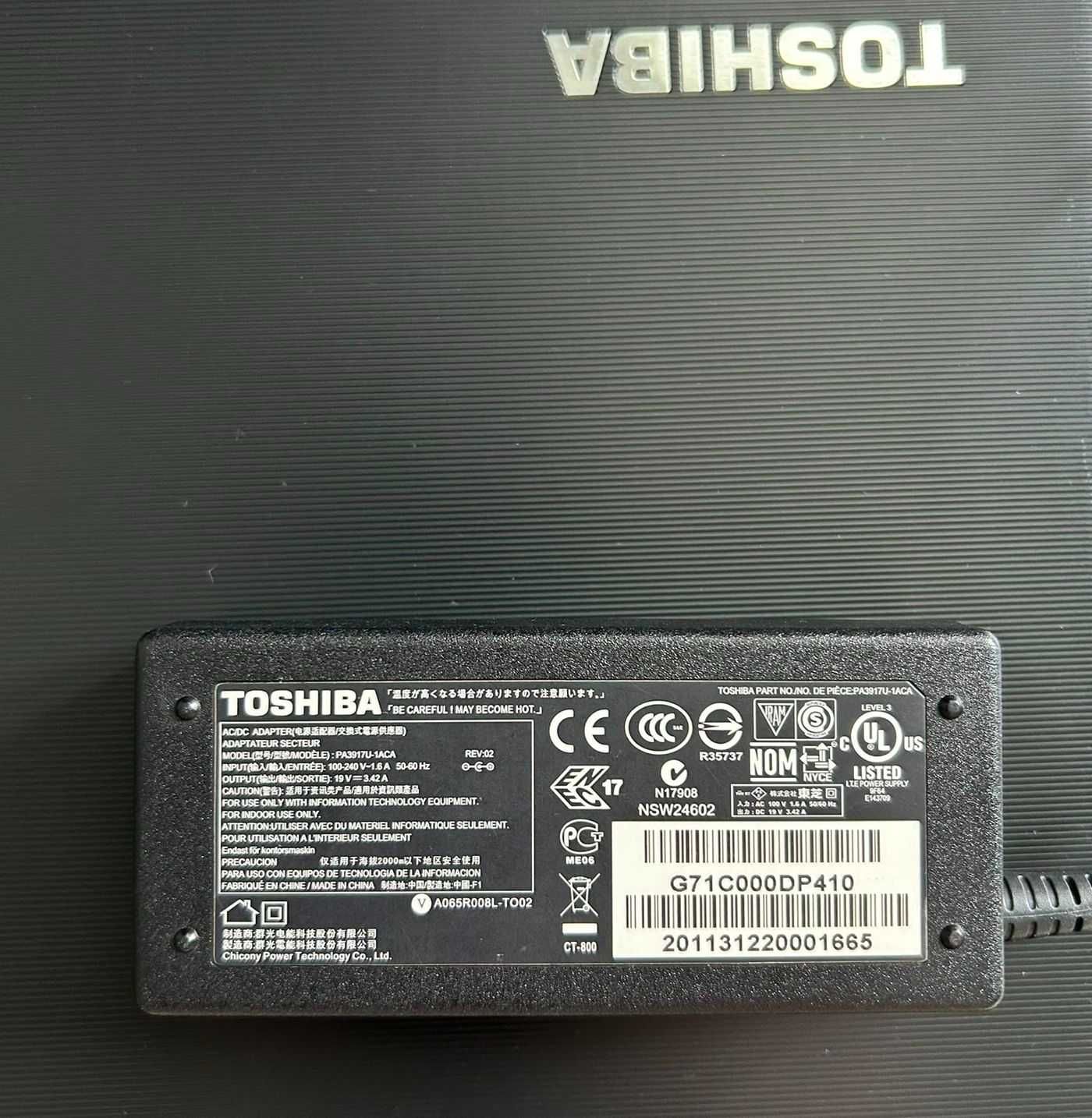 Toshiba Satellite PRO A50-A-10V