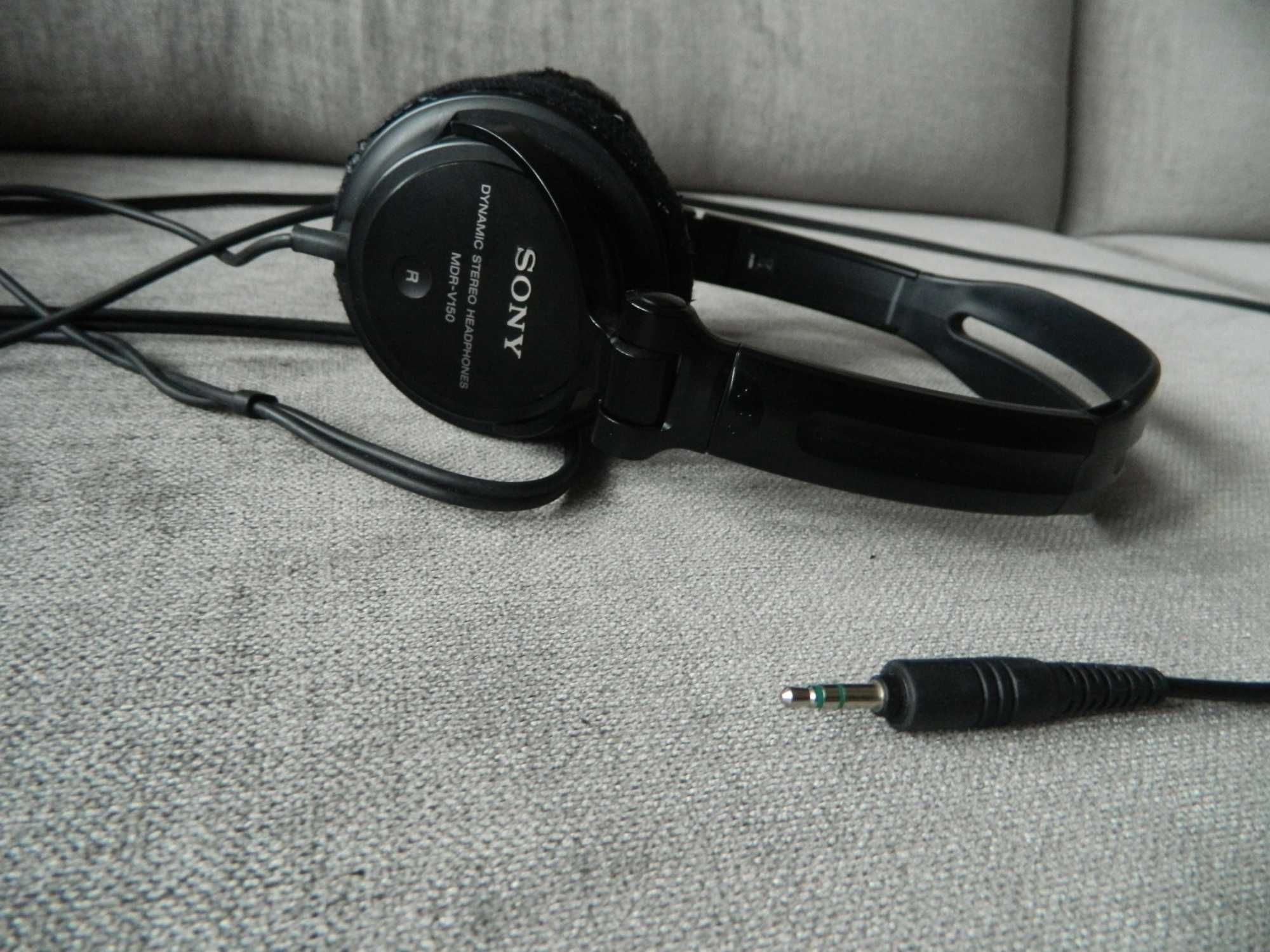 Słuchawki nauszne Sony MDR-V150 Black