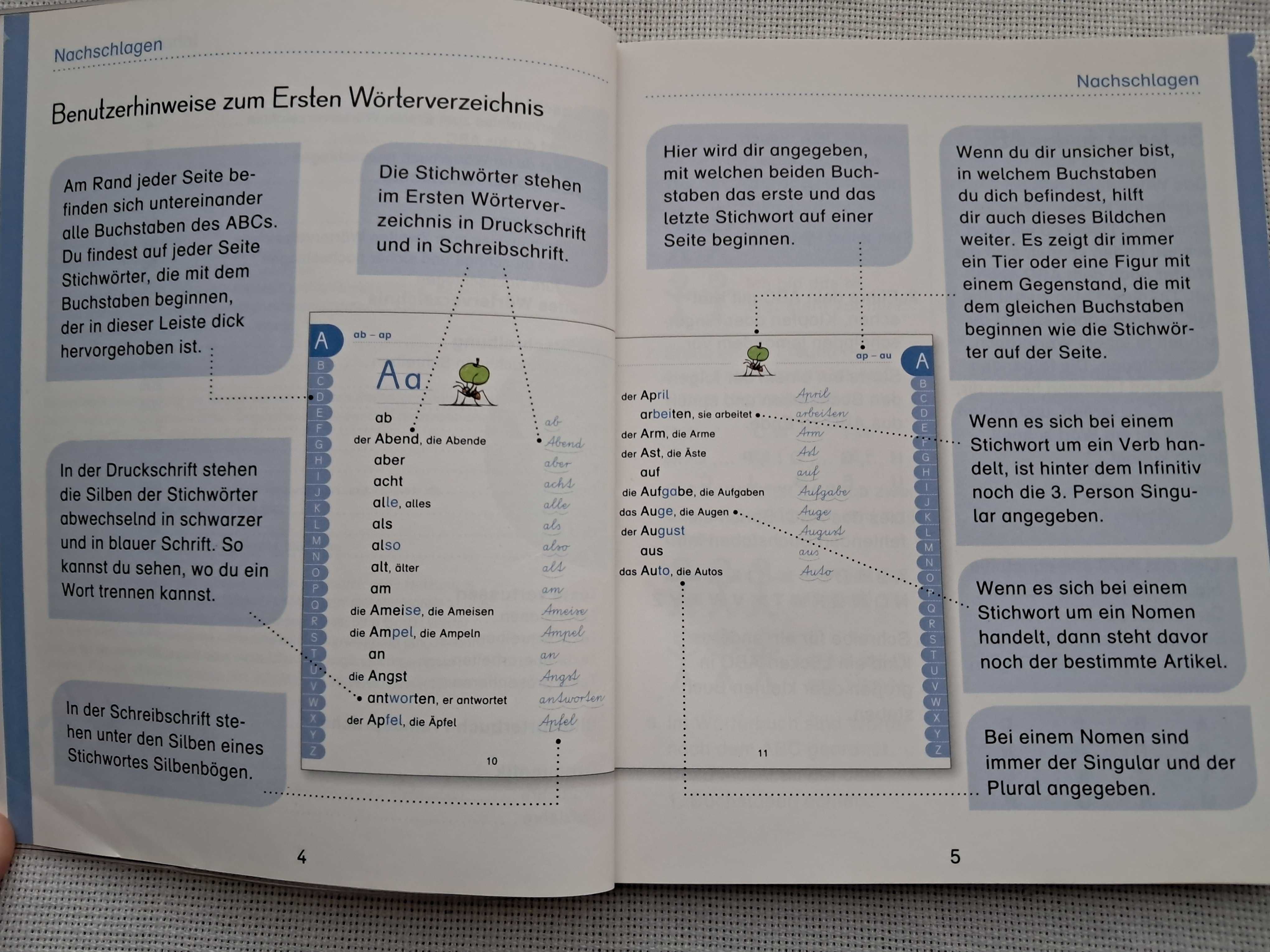 Детский словарь немецкого языка Findefix для младшей школы