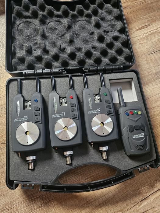 Sygnalizatory brań zestaw 3+1 wraz z pudełkiem ASKOM