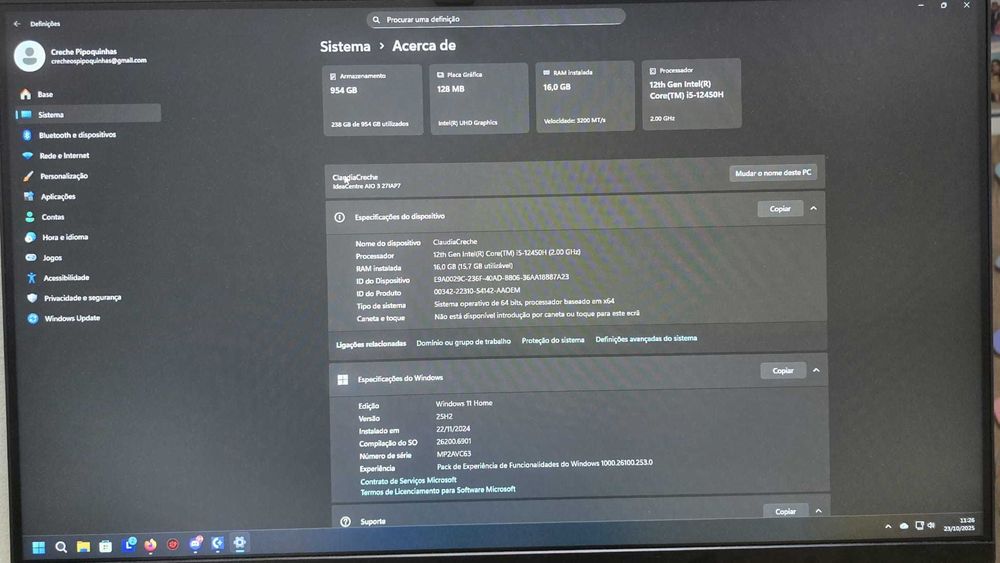 All-In-One AIO Lenovo - Intel Core i5-12450H, 16GB RAM, 1TB SSD, 27" Full HD, Windows 1164298012162561122