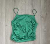 Zielony crop top Sinsay S