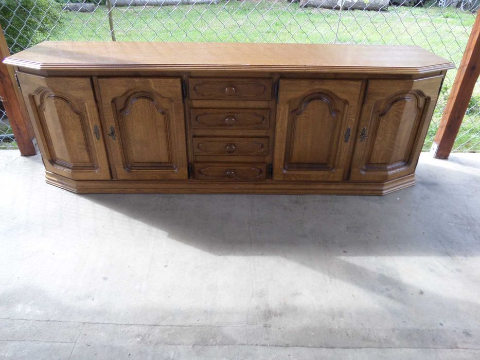 Piękna dębowa komoda FLANDERN 240cm szerokości stan bdb wysyłka dowóz