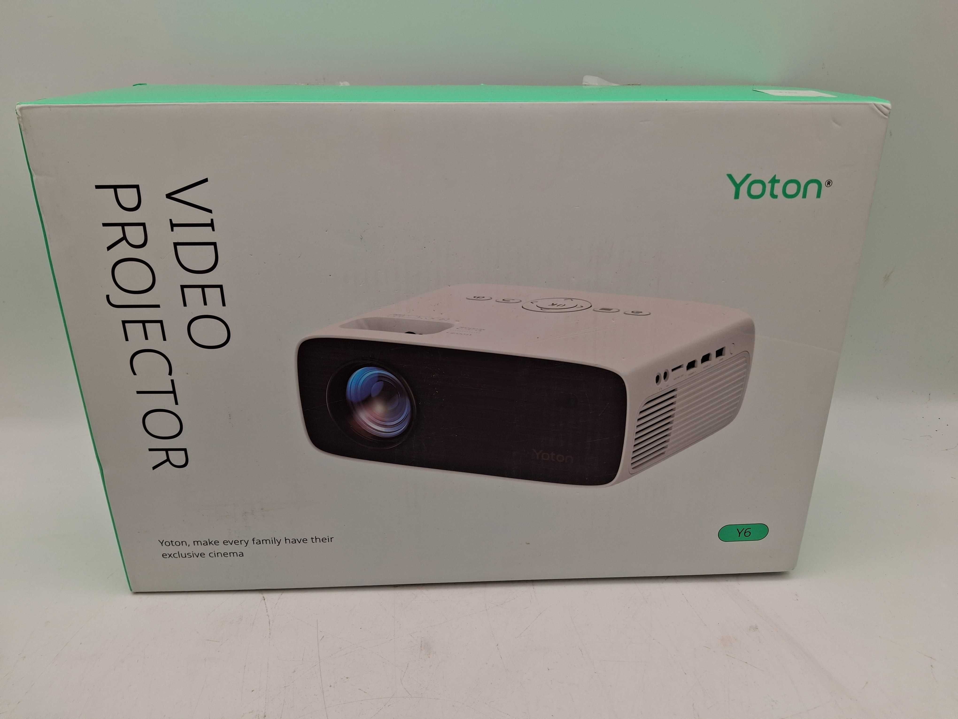 Projektor YOTON Y6 4K 1080P, 12000 lumenów, Bluetooth 5.2 JAK NOWY!