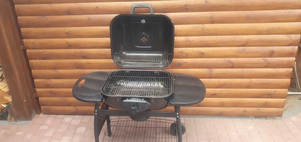 Grill ogrodowy duży weglowy