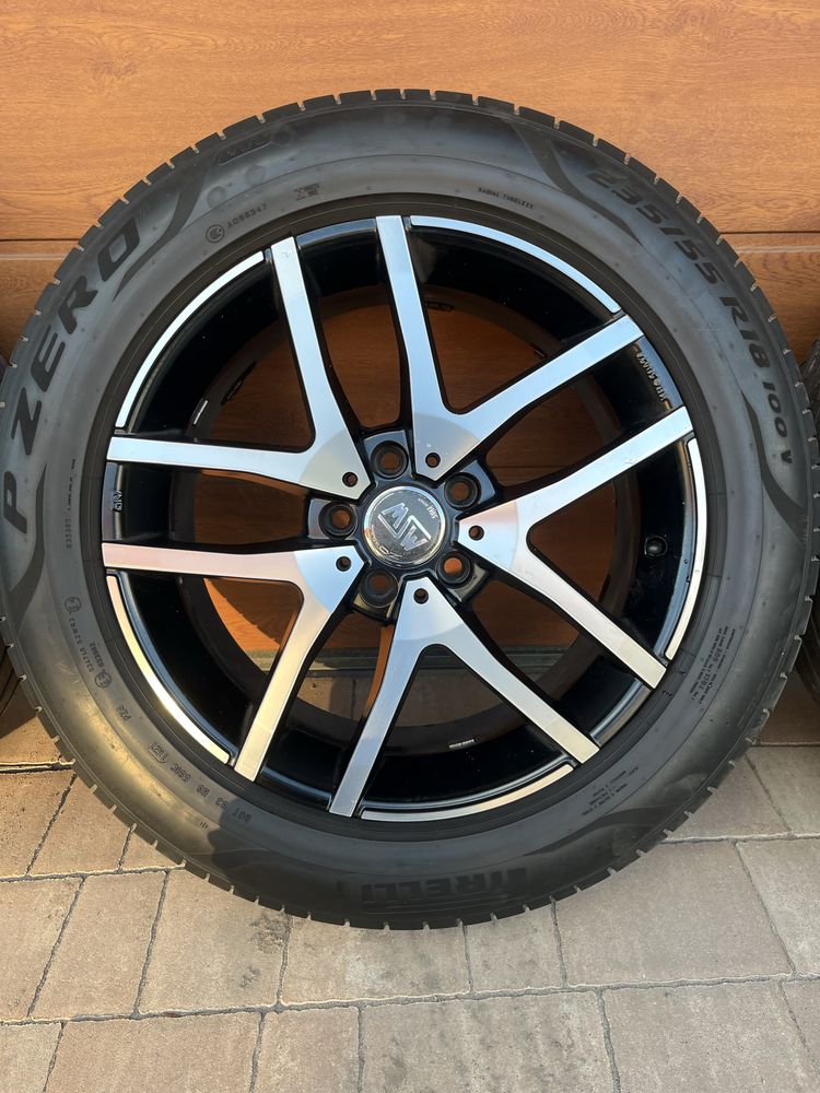 Felgi MSW 28 7,5J18ET45  5x114,3 + Pirelli PZero 235/55R18