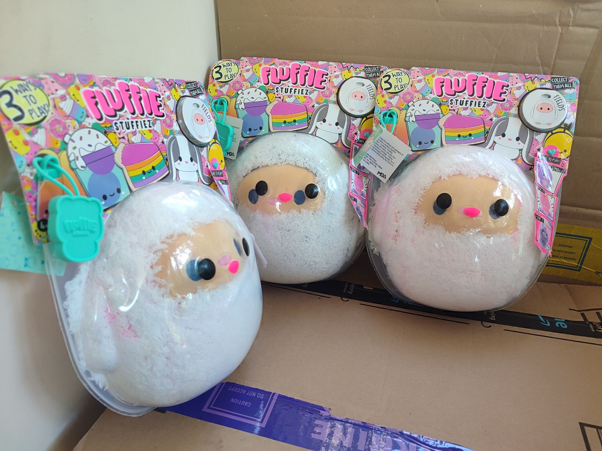 Нова м'яка іграшка антистрес Fluffie Stuffiez Fields Овечка Оригінал