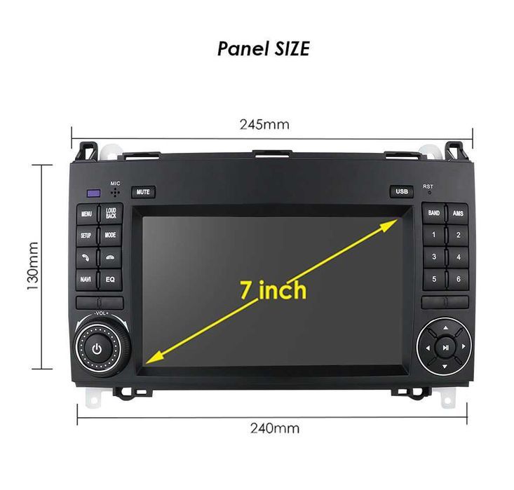 Radio android 11 mercedes W245 W209 W169 A/B B200 B170 Sprinter PROM