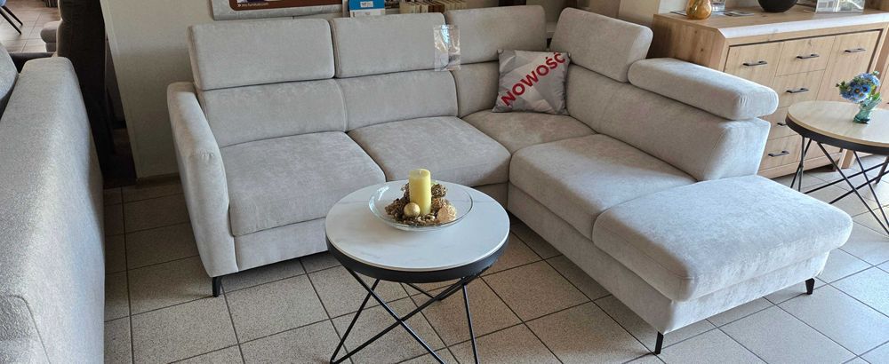 Wygodny narożnik 234x203 PRIMULA Vero z funkcją spania