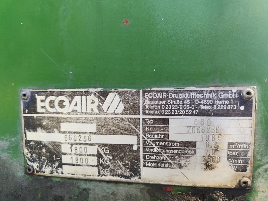 ECO AIR kompresor zestaw do piaskowania piaskarka
