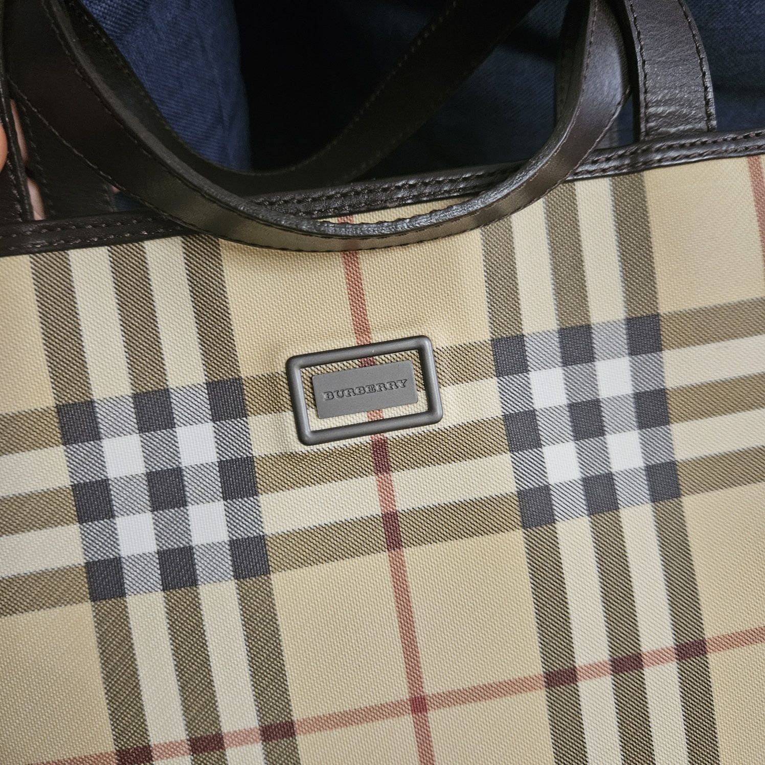 Torba aktówka Burberry jak nowa