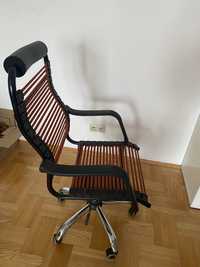Krzesło obrotowe, fotel  do biurka regulowany na gumach