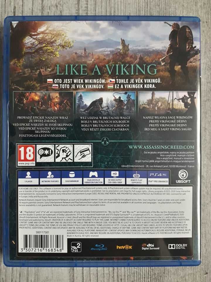 Gra Assassin's Creed Valhalla Polska Wersja PS4/PS5 PL Playstation