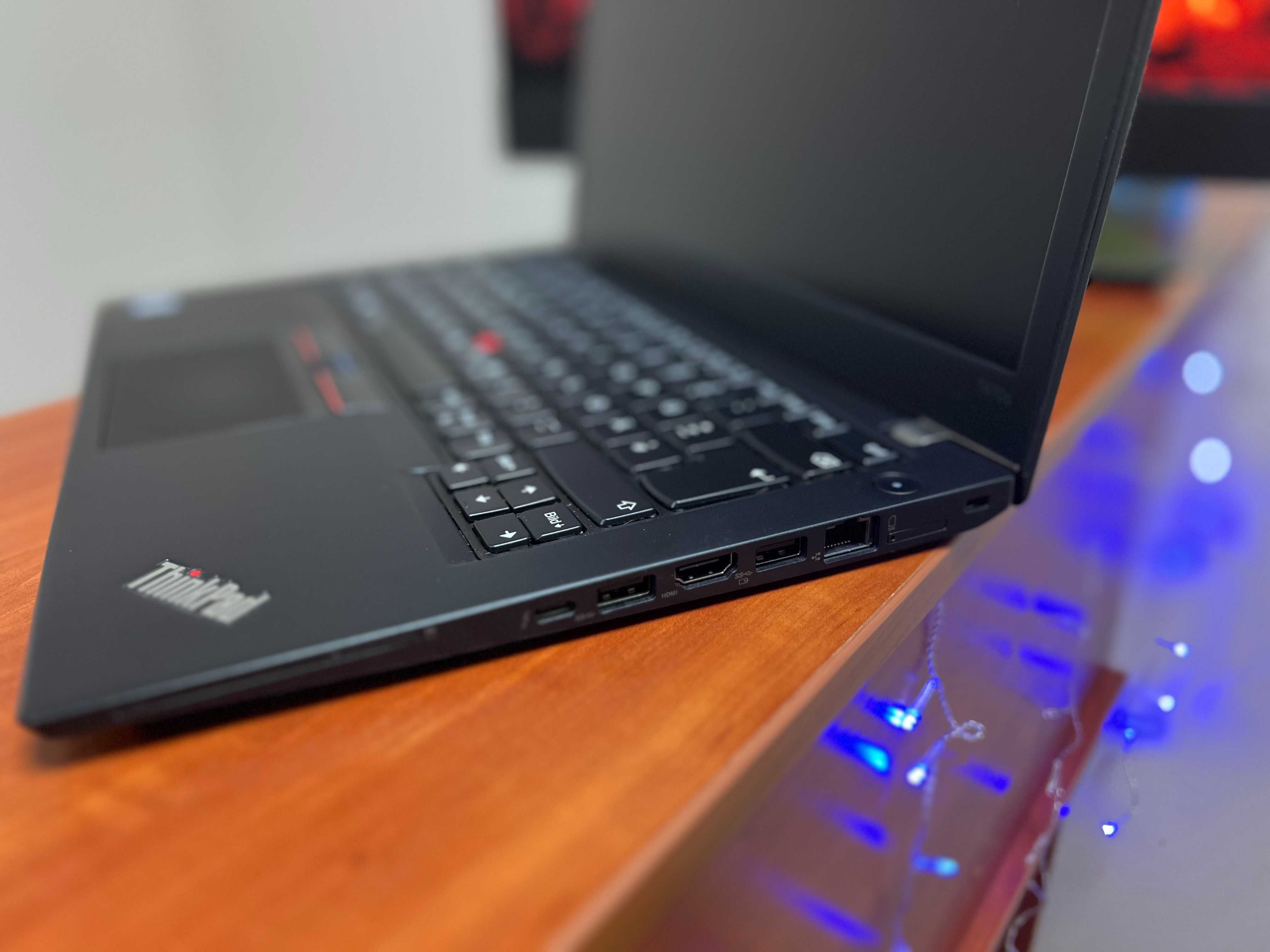 Ноутбук Lenovo ThinkPad T470s·i7-7500U·16GB+SSD512M2·14"IPS+Гарантія
