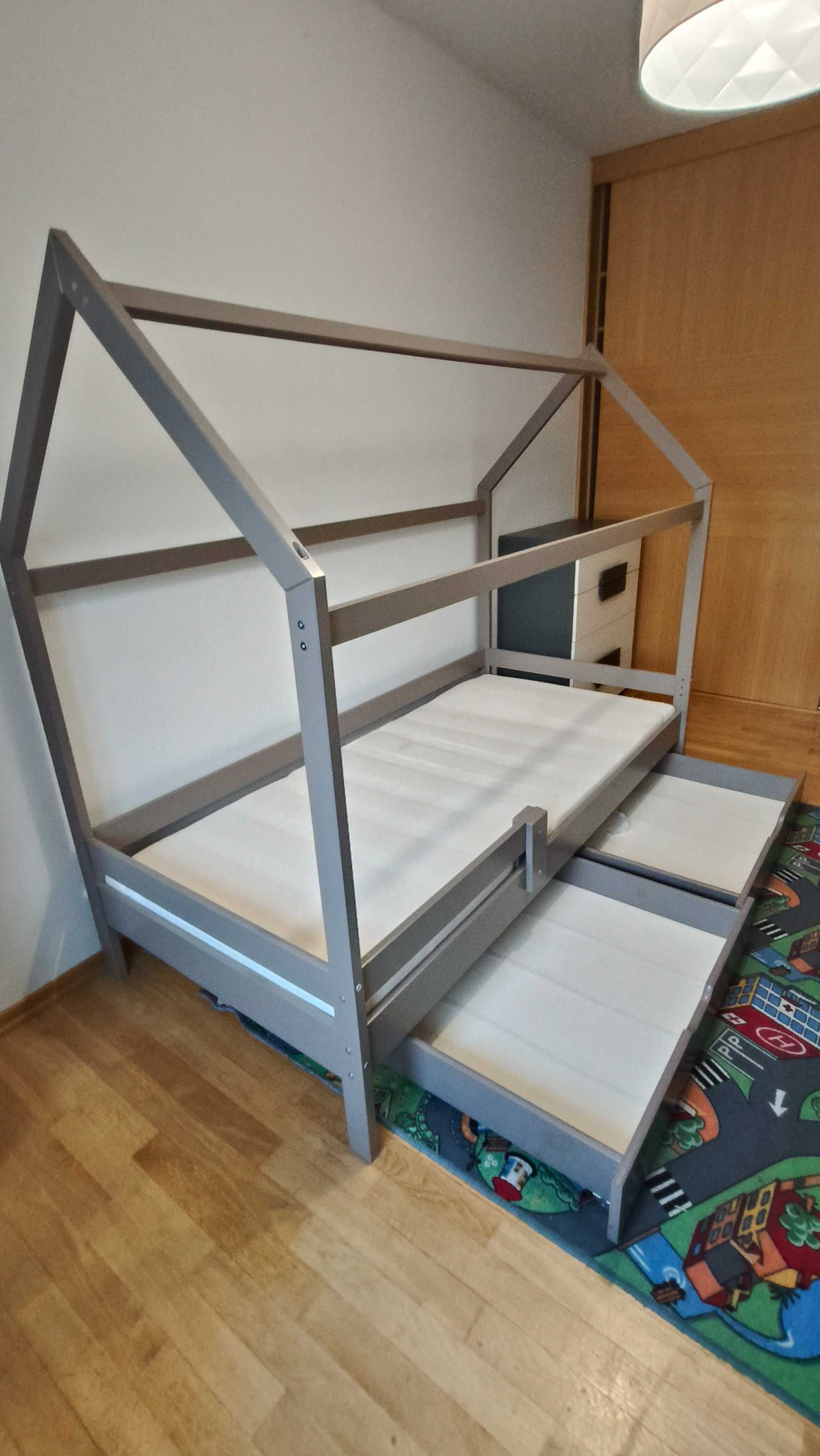 Łóżko DOMEK dla dziecka 90X200 plus materac GRATIS