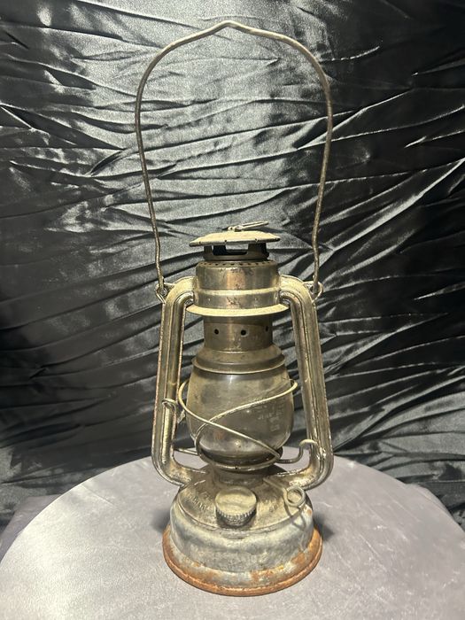 Lampa naftowa Feuerhand – West Germany – szkło Jena Glas