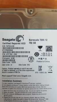 Dysk twardy 3,5" Seagate Barracuda 750GB 7200