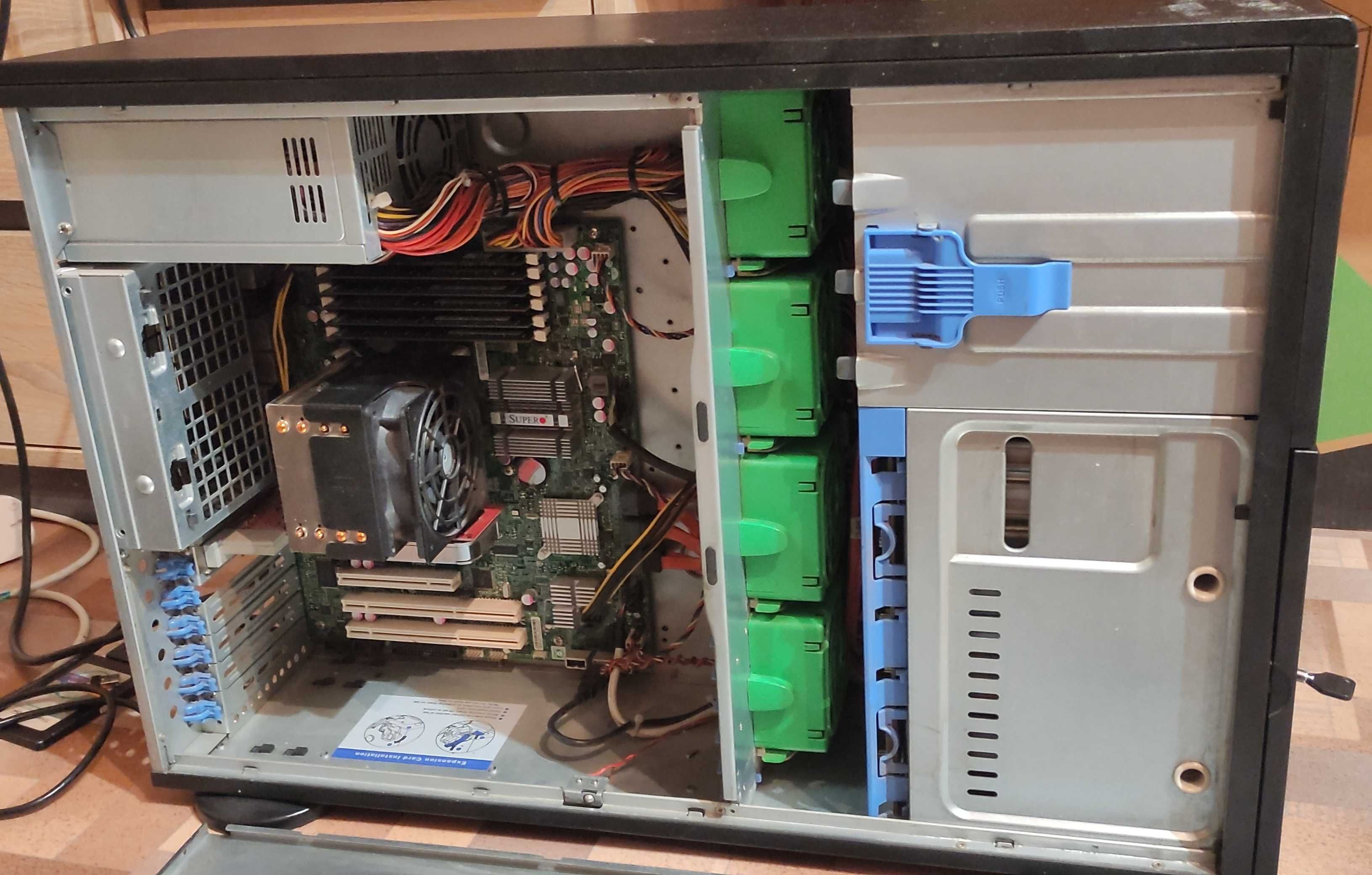Сервер Supermicro Xeon E5620 RAM 18gb HDD 8tb
