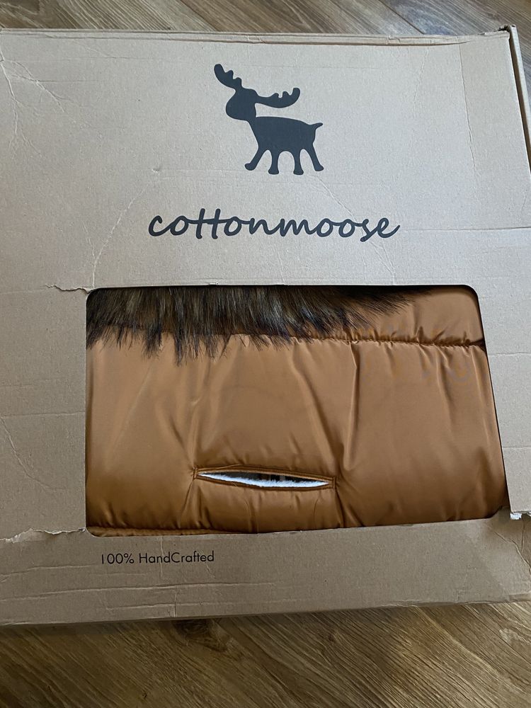 Śpiwor cottonmoose brąz i mufka