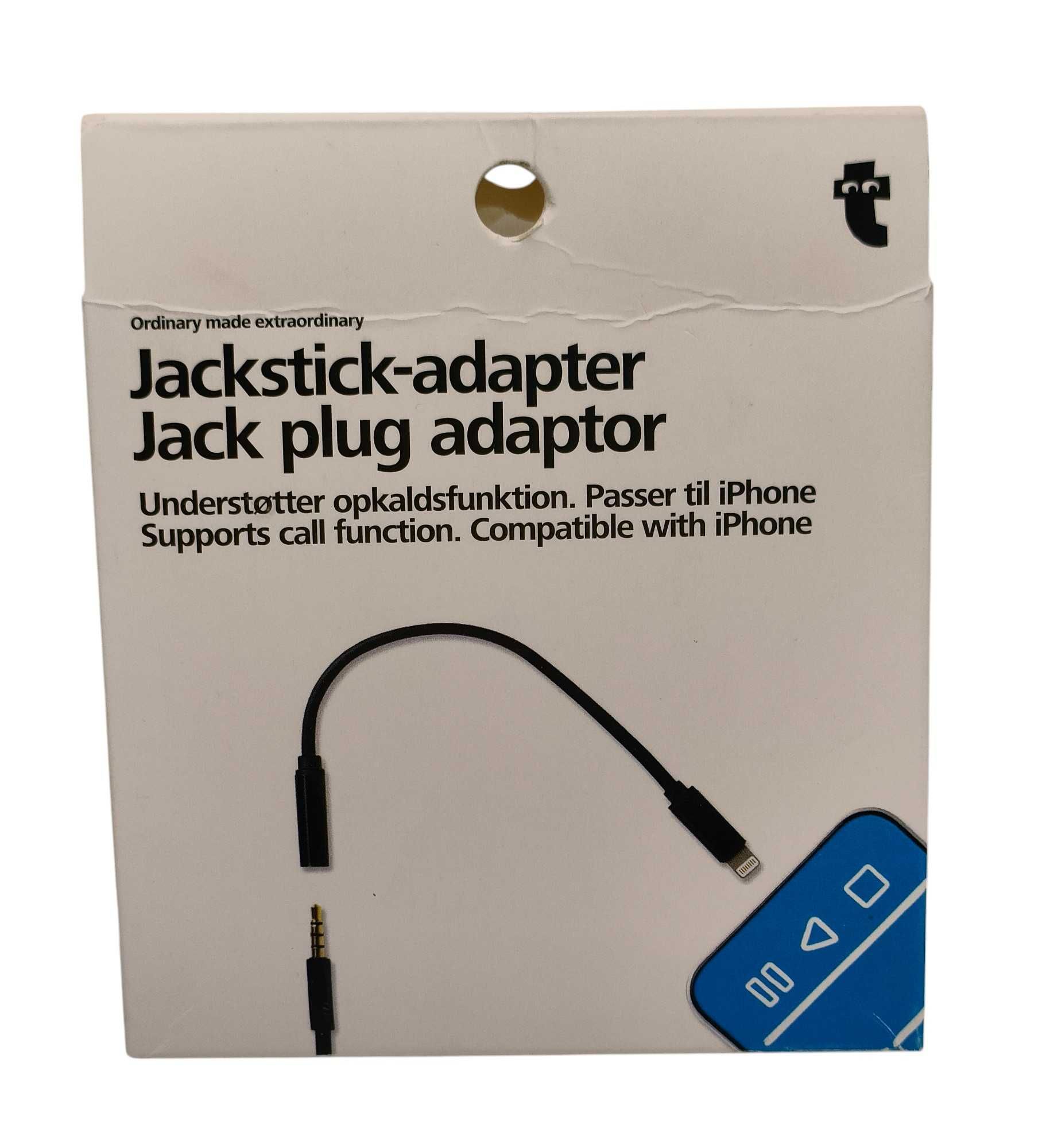Adapter przejściówka słuchawek lightning na JACK do Iphone 11 12 8 X