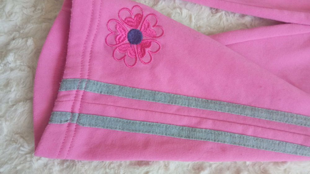 Spodnie z ociepleniem 104 różowe