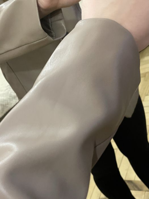 Шкіряний піджак новий