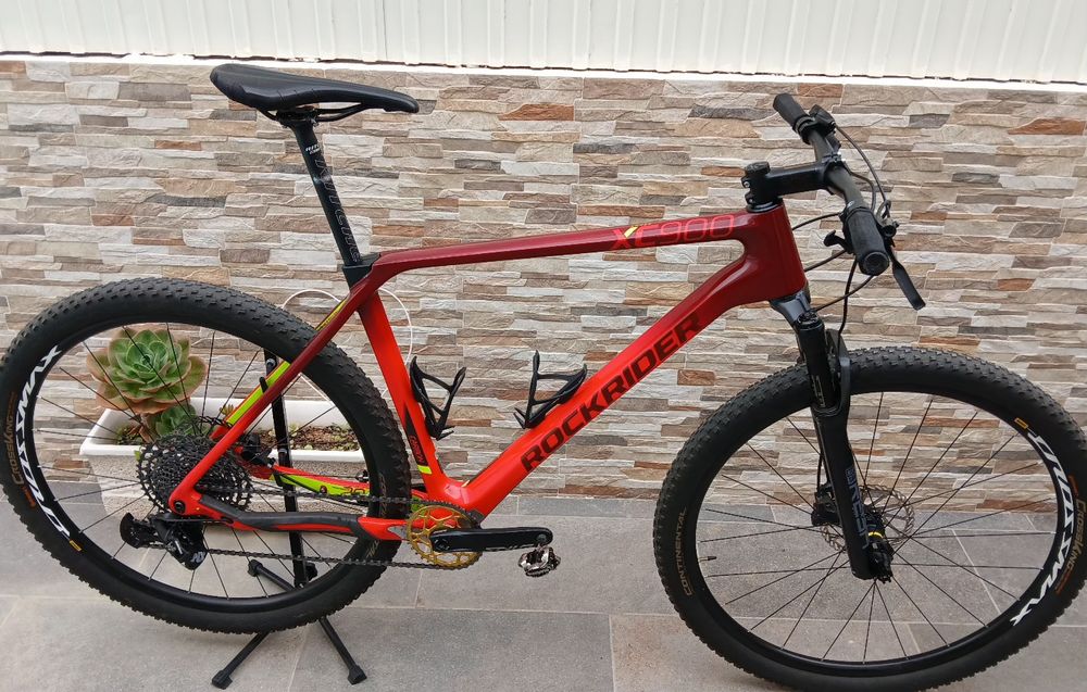 Bicicleta de Btt em Carbono Rockrider XC900, Tamanho :XL 12v Sram,