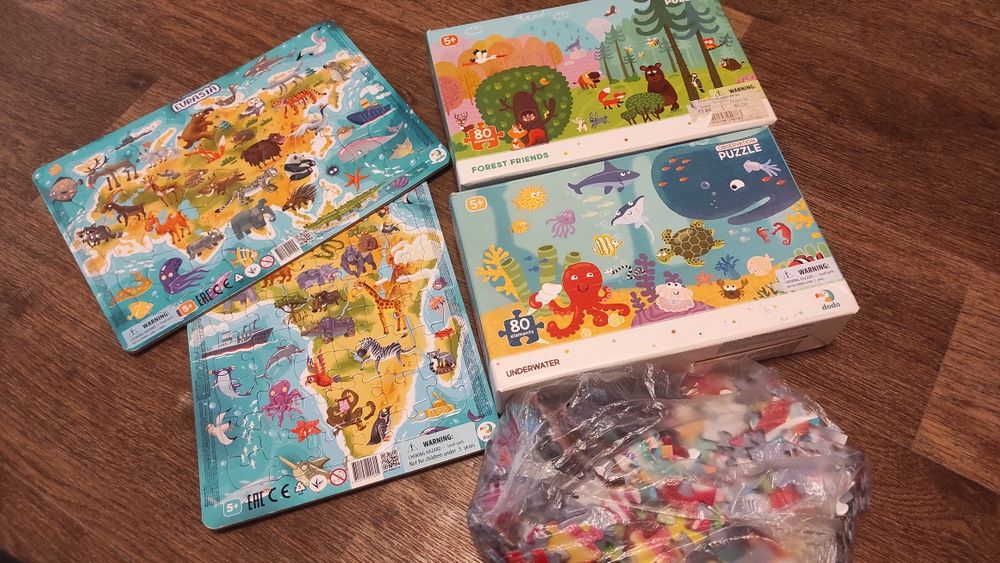 Дитячі книги, пазли, іграшки