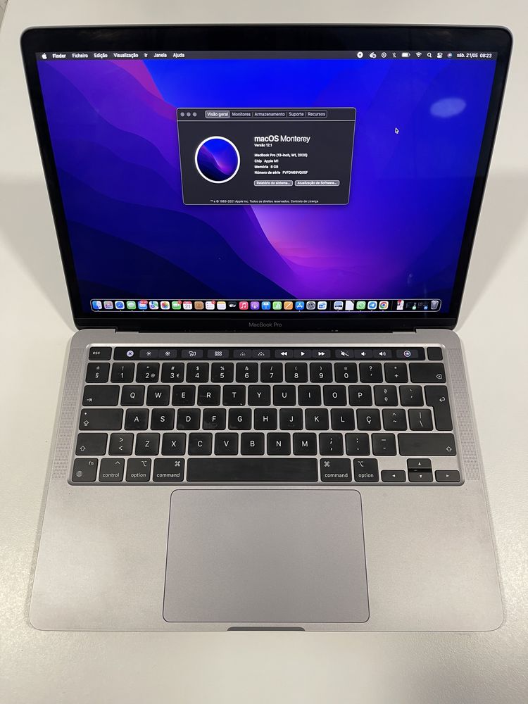 OPORTUNIDADE - MacBook Pro 13" M1 CPU 3.2 GHz Apple M1