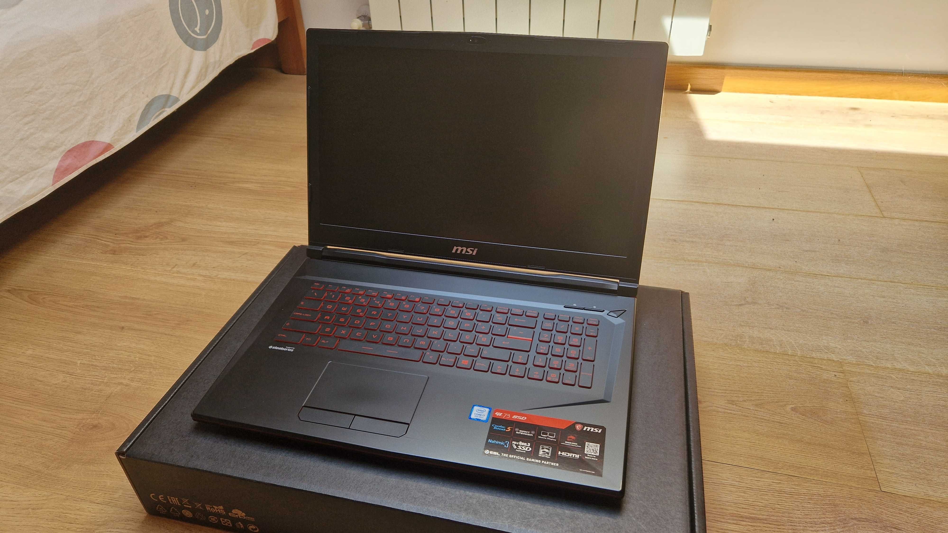 Portátil MSI GL73 8SD (ver descrição)