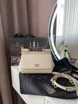 Сумка dolche gabbana sicily 20 см в білому кольорі