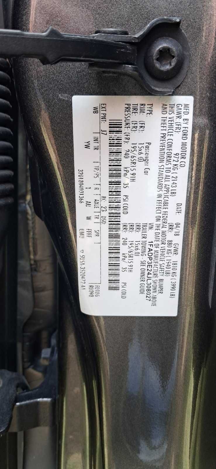 Продам Ford Focus 3 04/2018 ціла рідна безпека